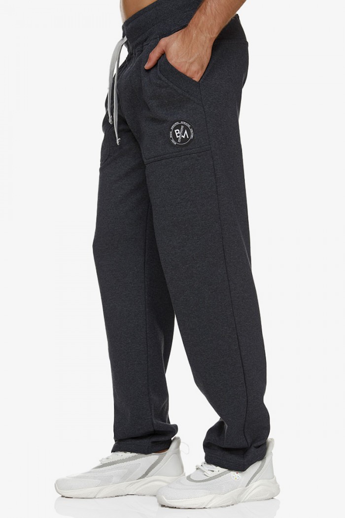 Sweatpants BODY MOVE 1181 straight Charcoal