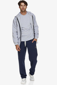 Sweatpants BODY MOVE 1181 Straight Blue Dark Blue