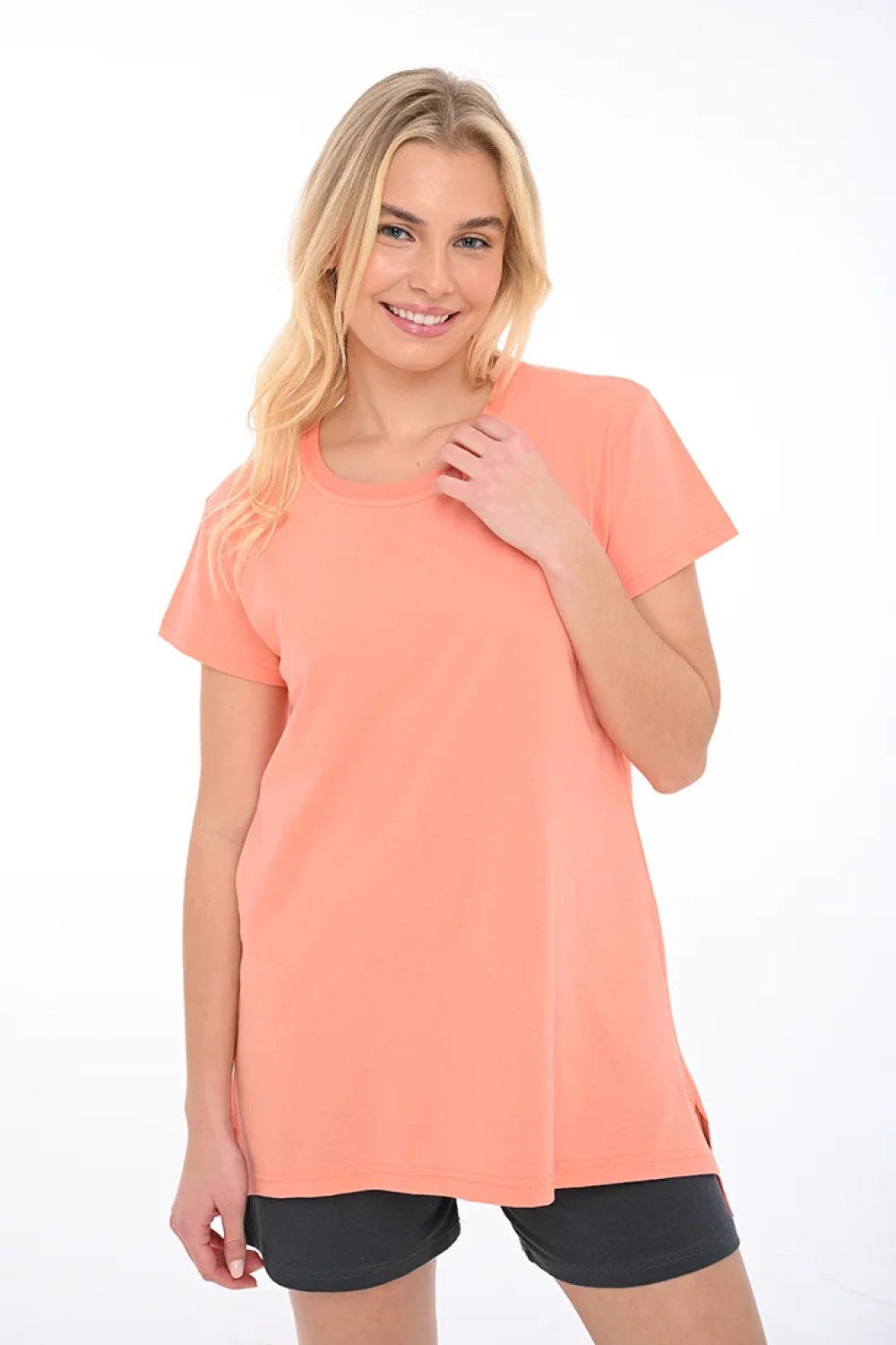 Kurze Sweatshirt mit achondioxus BODY MOVE 1206 - BOLD