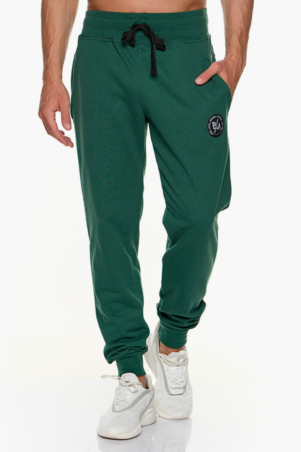 Mens spring sweatshirt BODY MOVE 1227 PETROL