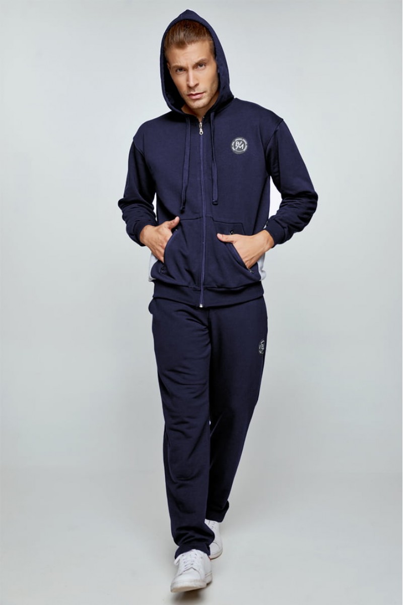 Autumn trousers BODY MOVE 1262 BLUE Autumn trousers BODY MOVE 1262 BLUE