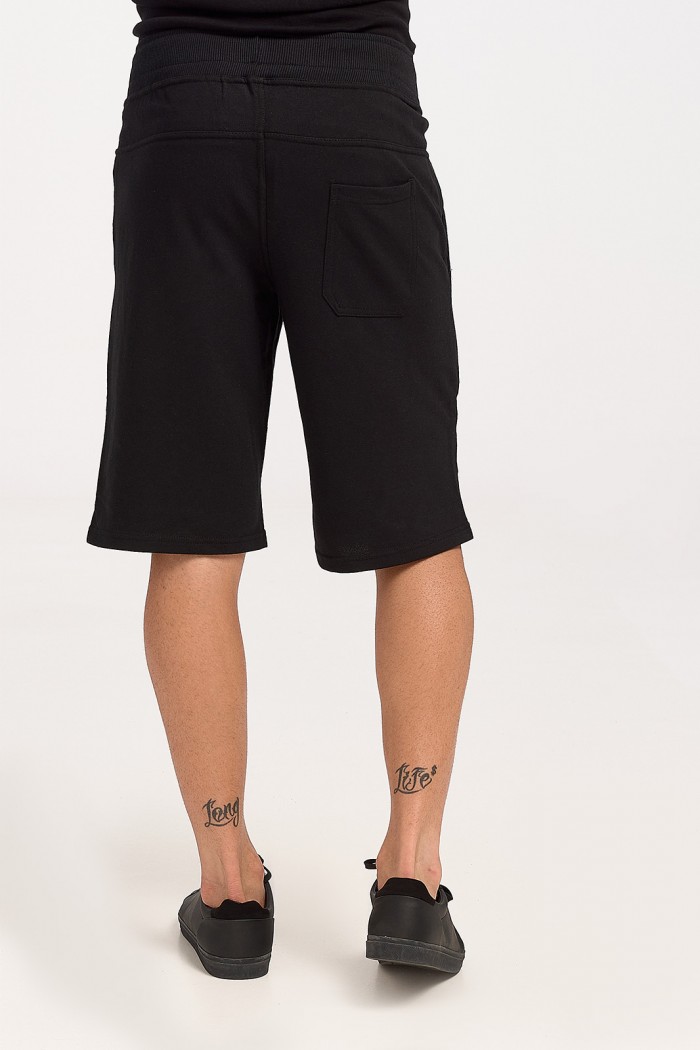 Mens cotton shorts BODY MOVE 1290 BLACK
