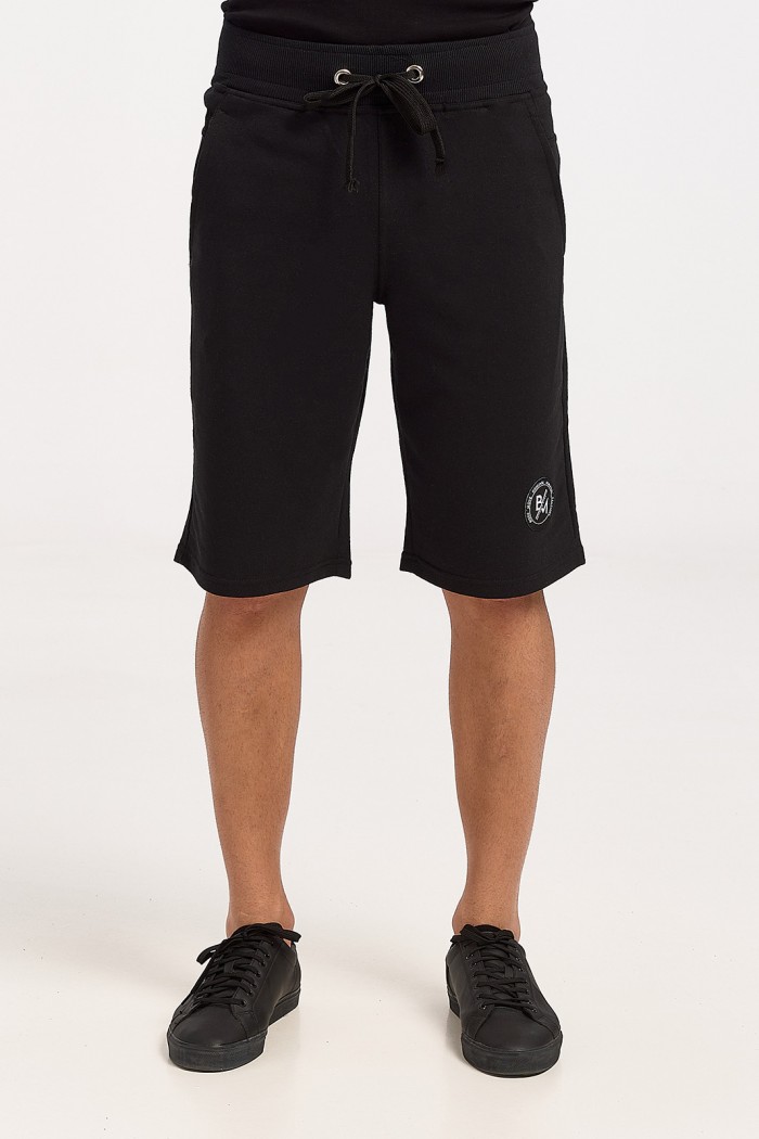 Men's cotton shorts BODY MOVE 1290 BLACK