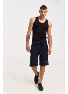 Herren-Shorts aus Baumwolle BODY MOVE 1290 BLUE Herren-Shorts aus Baumwolle BODY MOVE 1290 BLUE