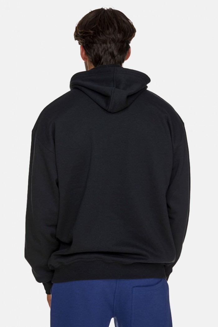 Hooded BODY MOVE 1312 Black