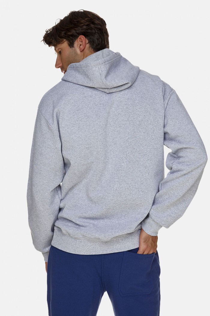 Hooded blouse BODY MOVE 1312 Grey