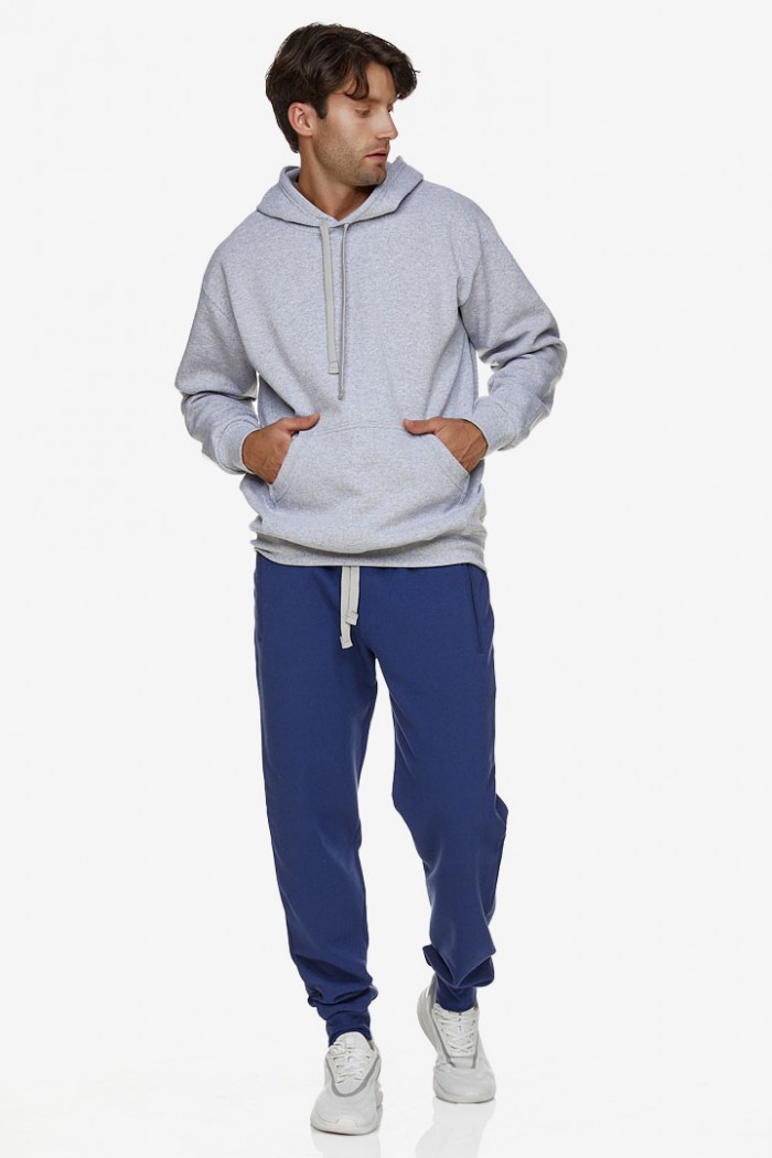 Hooded blouse BODY MOVE 1312 Grey