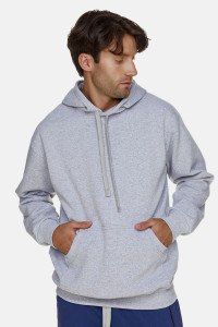 Hooded blouse BODY MOVE 1312 Grey