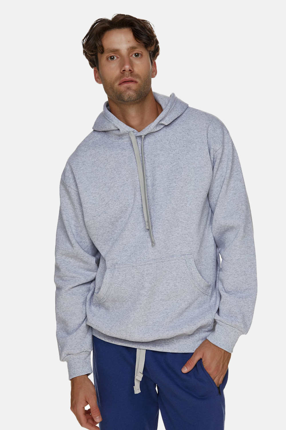 Hooded blouse BODY MOVE 1312 Grey