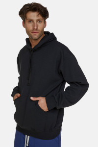 Hooded BODY MOVE 1312 Black