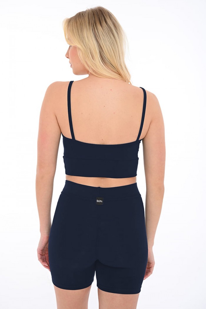Sports Bustier Viscoze BODY MOVE 1346 Blue Dark Blue