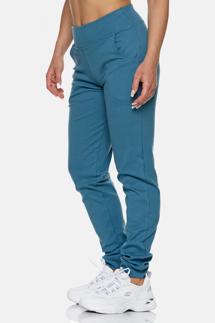 Sweatpants Sweatpants with elastic BODY MOVE 1361 PETROL
