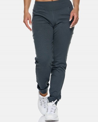 Sweatpants Sweatpants with elastic waistband BODY MOVE 1361 GREY