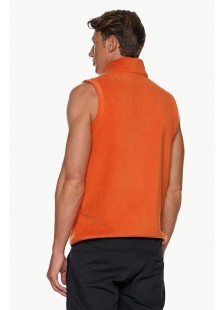 Sleeveless fleece cardigan BODY MOVE 1364 PORTOOKALI Sleeveless fleece cardigan BODY MOVE 1364 PORTOOKALI