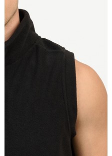 Ärmellose Fleece-Strickjacke BODY MOVE 1364 BLACK Ärmellose Fleece-Strickjacke BODY MOVE 1364 BLACK