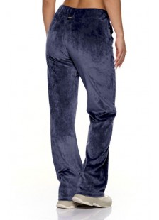 Body Move 1366 Velour Elastic Overalls Set - BLUE DROPS
