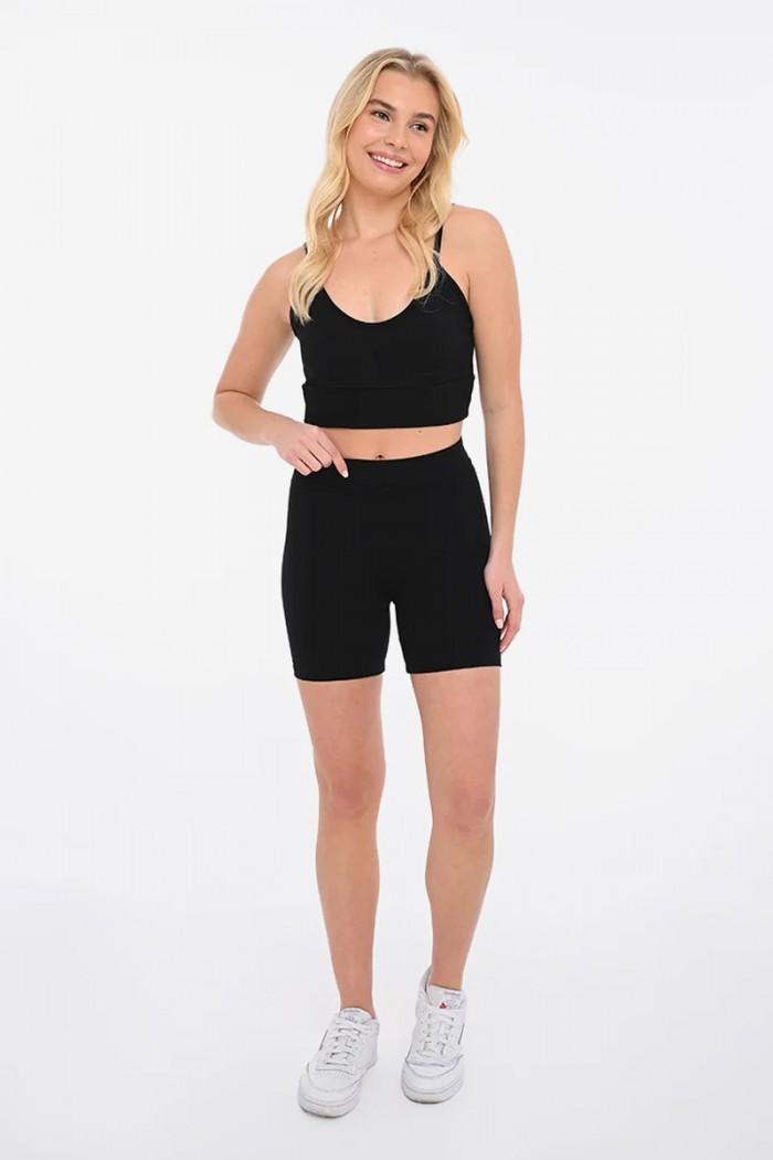 Kurze Radlerhose BODY MOVE 1384 BLACK