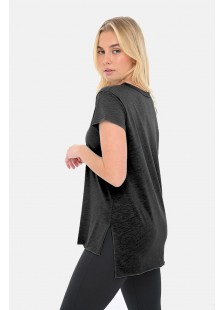 Women's blouse Flame BODY MOVE 1390 BLACK
