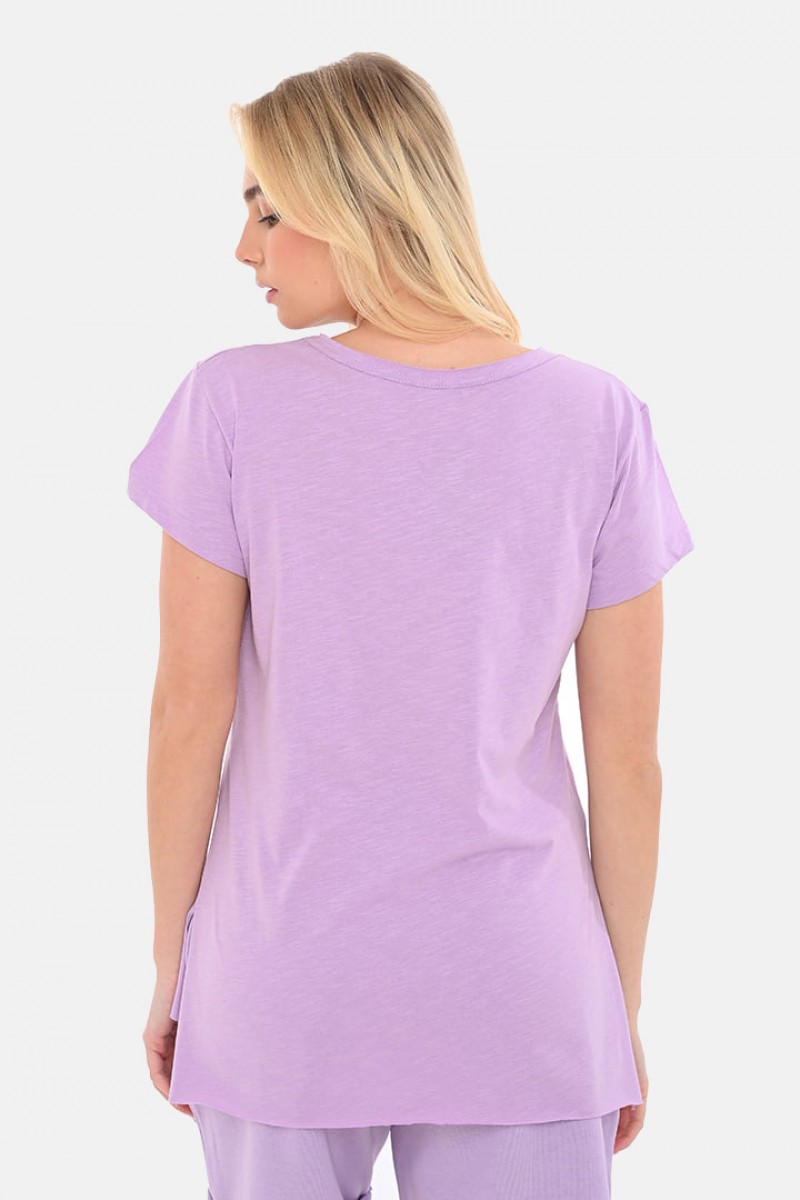 Women's blouse BODY MOVE Flame 1390 LILA