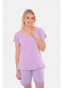 Women's blouse BODY MOVE Flame 1390 LILA Women's blouse BODY MOVE Flame 1390 LILA