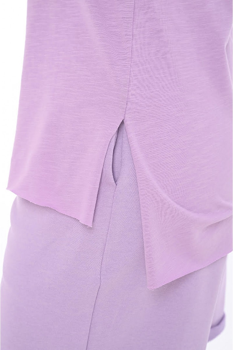 Women's blouse BODY MOVE Flame 1390 LILA Women's blouse BODY MOVE Flame 1390 LILA