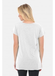 Women's blouse Flame BODY MOVE 1390 WHITE