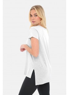 Women's blouse Flame BODY MOVE 1390 WHITE