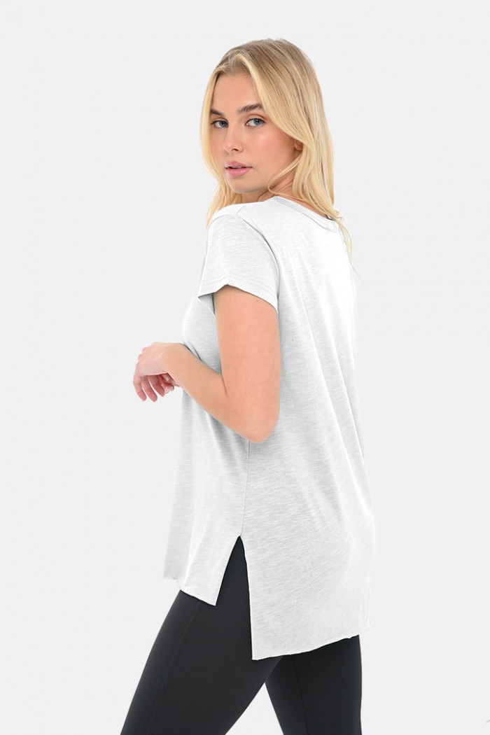 Women's blouse Flame BODY MOVE 1390 WHITE