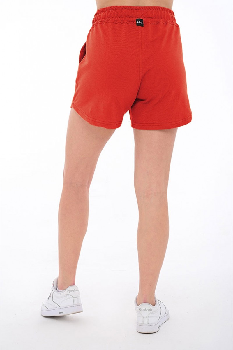 WOMEN'S SHORTS THIN FUTHER BODY MOVE 1393 RED