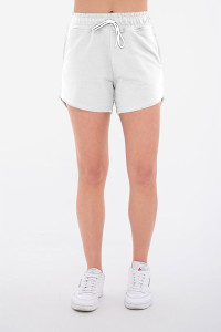 DAMEN-SHORTS DÜNNES SWEATSHIRT BODY MOVE 1393 WEISS