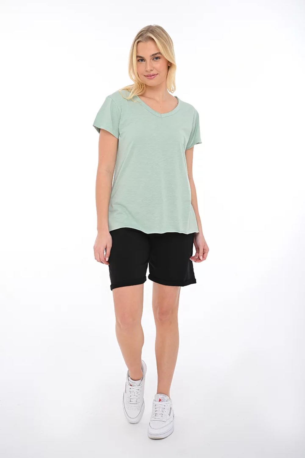 Bermudashorts Womens Dreistrang BODY MOVE 1394 BLACK