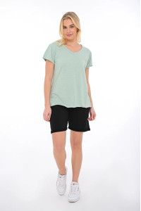 Bermudashorts Womens Dreistrang BODY MOVE 1394 BLACK