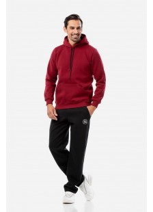 Sweatpants straight hoodie BODY MOVE 1426 BLACK Sweatpants straight hoodie BODY MOVE 1426 BLACK