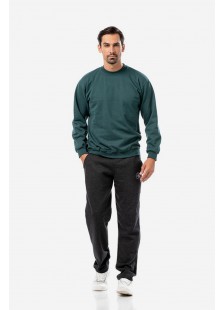 Jogginghose gerade Kapuzenjacke BODY MOVE 1426 MOSS Jogginghose gerade Kapuzenjacke BODY MOVE 1426 MOSS