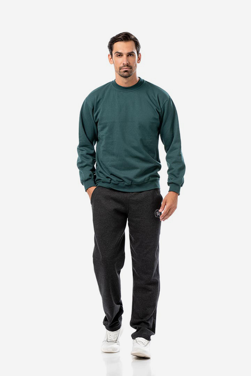 Jogginghose gerade Kapuzenjacke BODY MOVE 1426 MOSS Jogginghose gerade Kapuzenjacke BODY MOVE 1426 MOSS