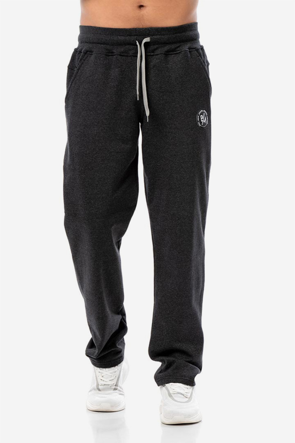 Sweatpants straight hoodie BODY MOVE 1426 MOSS