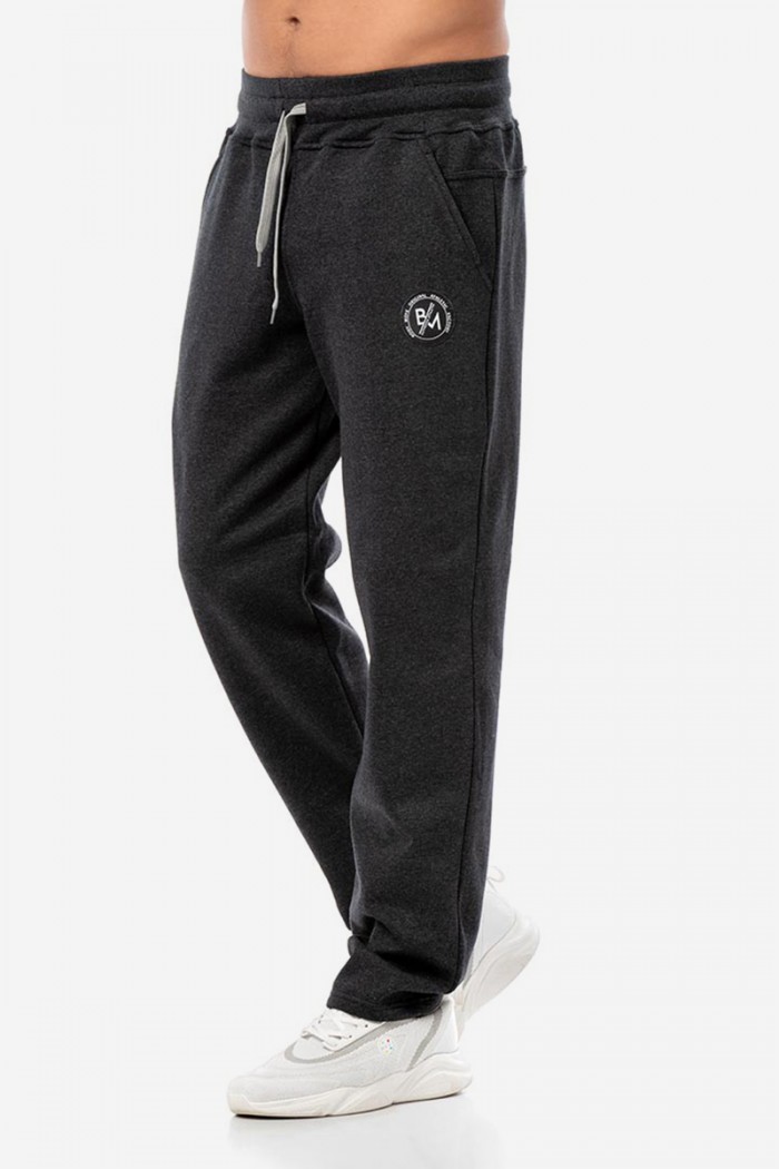Sweatpants straight hoodie BODY MOVE 1426 MOSS
