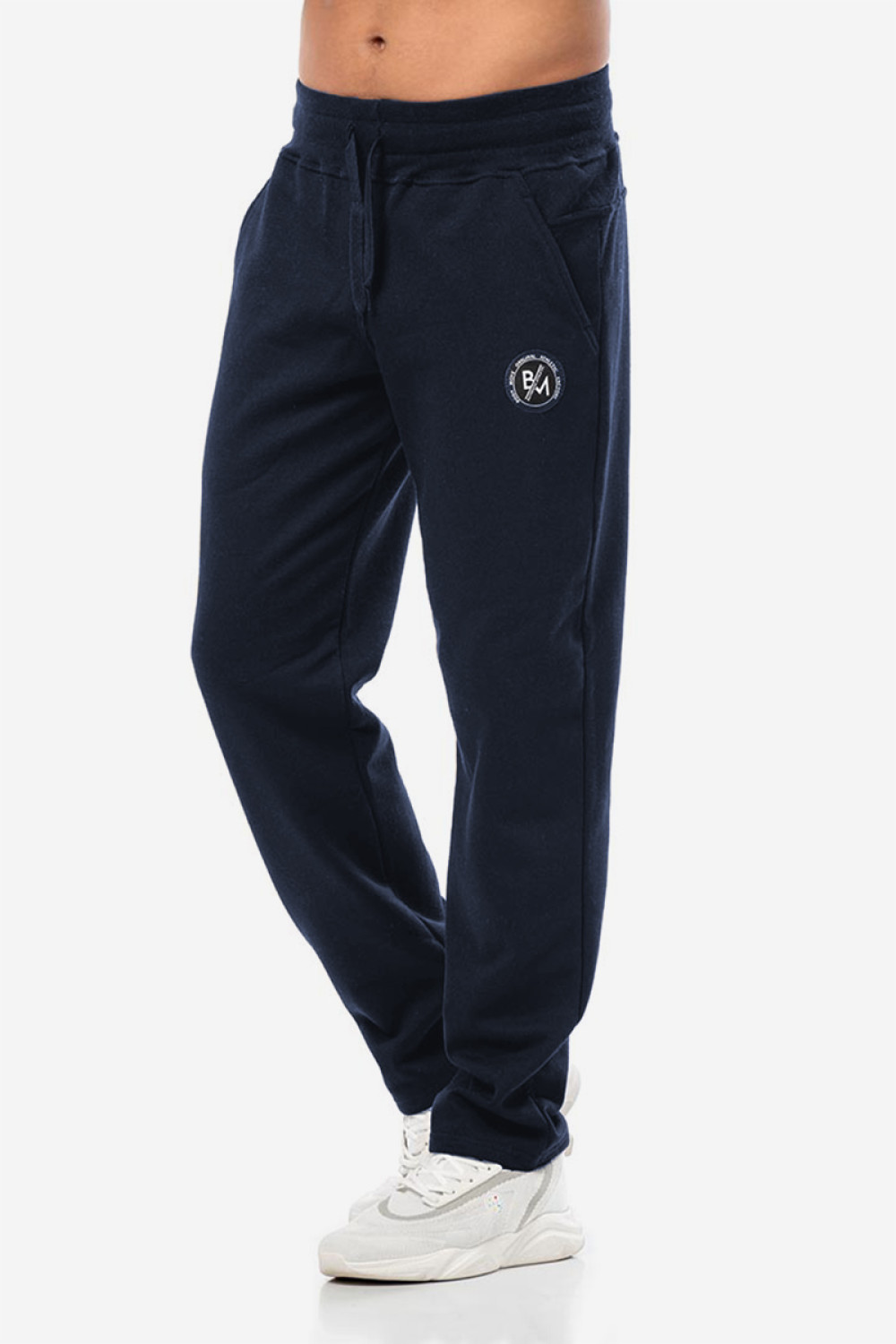 BODY MOVE 1426 BODY MOVE straight hoodie pants BLUE DROPS
