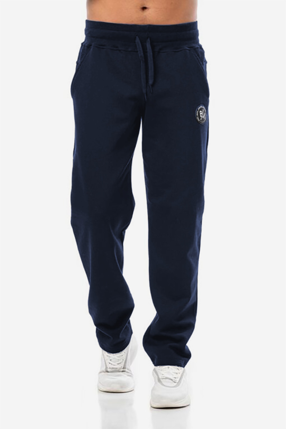 BODY MOVE 1426 BODY MOVE straight hoodie pants BLUE DROPS