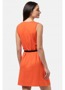 Ärmelloses Kleid Viscoze BODY MOVE 1441 PORTOOKALI