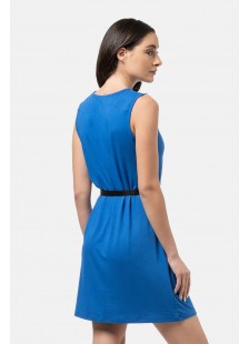Ärmelloses Kleid Viscoze BODY MOVE 1441 BLUE ROOE