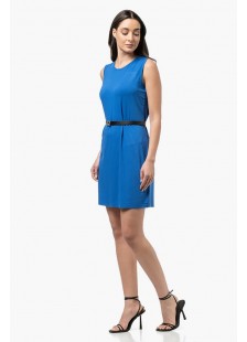 Ärmelloses Kleid Viscoze BODY MOVE 1441 BLUE ROOE