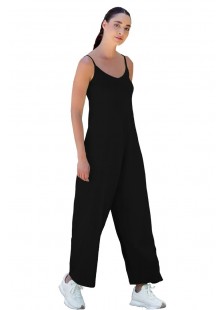 One-piece jumpsuit fine BLACK 1457 One-piece jumpsuit fine BLACK 1457