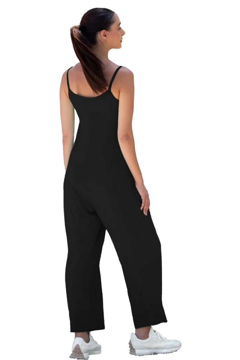 One-piece jumpsuit fine BLACK 1457