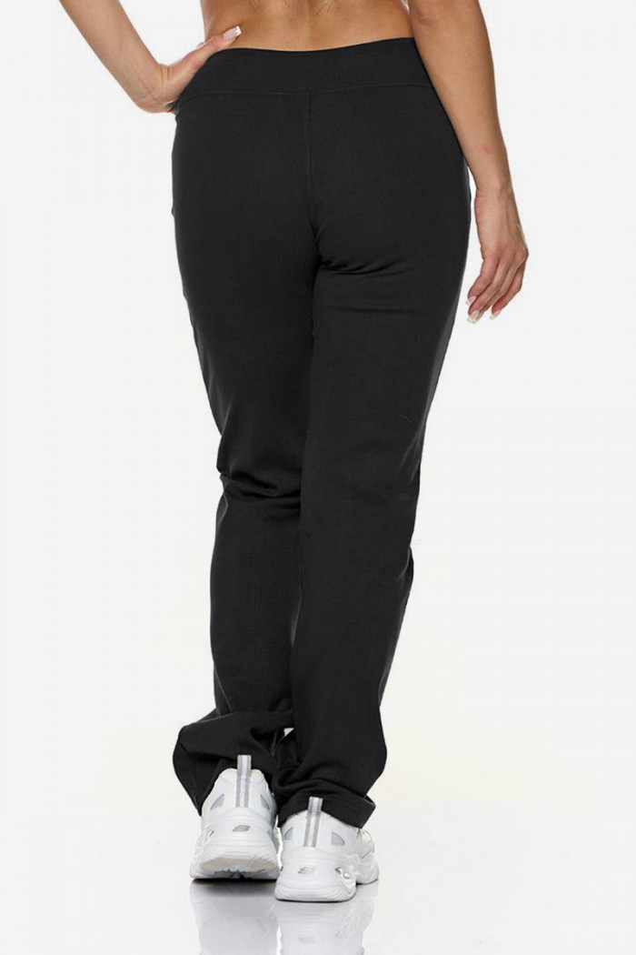 Women's RIB LYCRA BODY MOVE Pants RIB LYCRA BODY MOVE Isio 172 BLACK