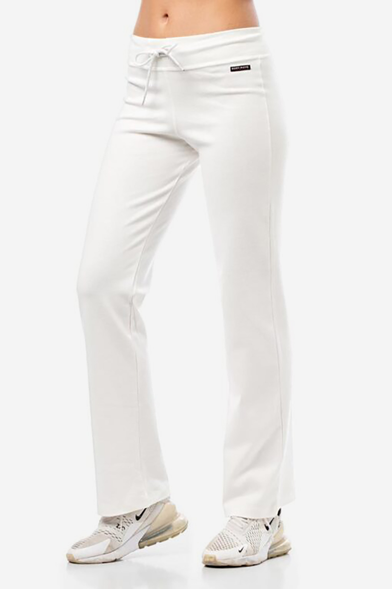 RIB LYCRA BODY MOVE pants RIB LYCRA BODY MOVE Isio 172 WHITE