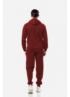 Herren-Kapuzenstrickjacke BODY MOVE 173 BORDO Herren-Kapuzenstrickjacke BODY MOVE 173 BORDO
