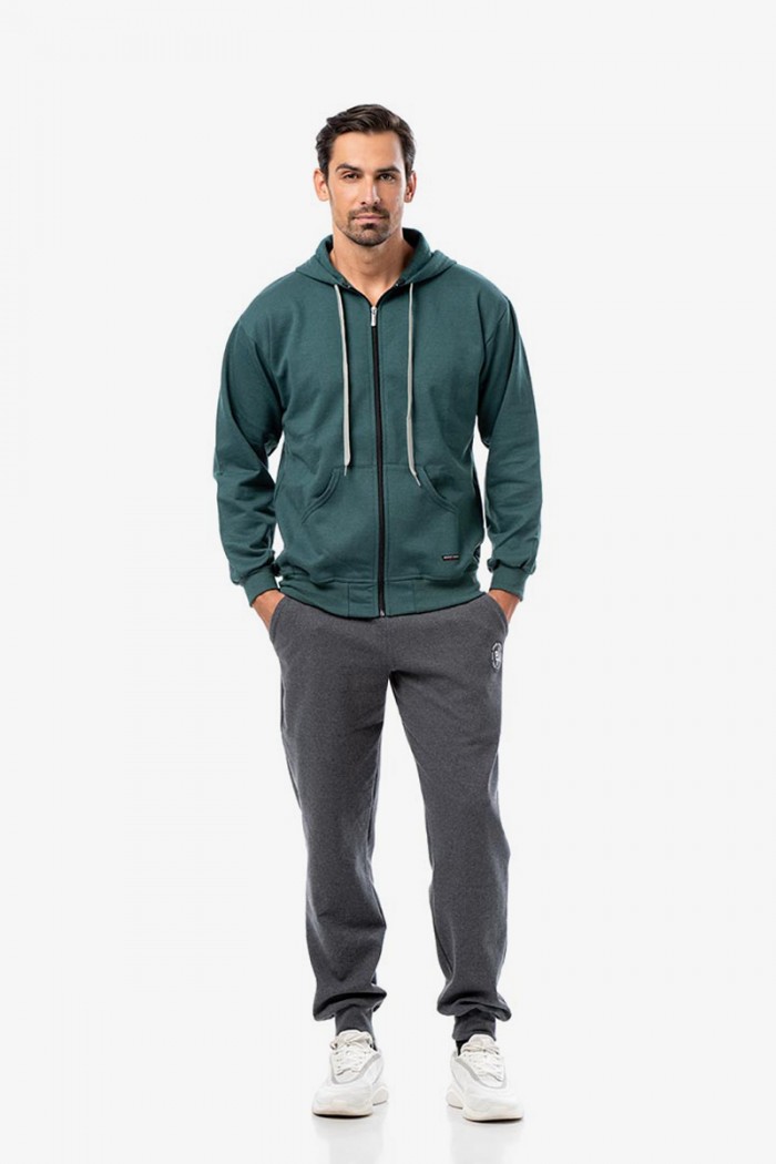 Men's hooded cardigan BODY MOVE 173 KYPARISSI