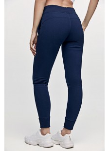 Womens pants with busk Body Move 1019 BLUE DROPS Womens pants with busk Body Move 1019 BLUE DROPS