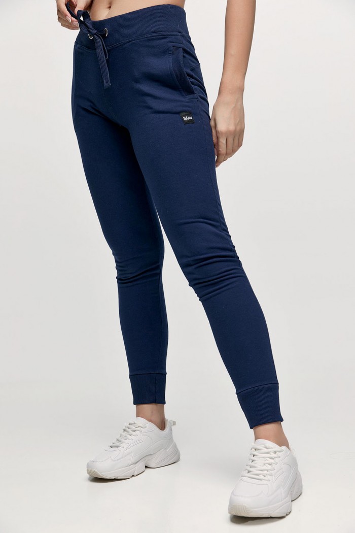 Damenhose mit Bügel Body Move 1019 BLUE DROPS